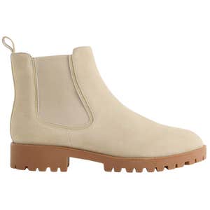 quince, Quince Italian Suede Lug Sole Chelsea Boot