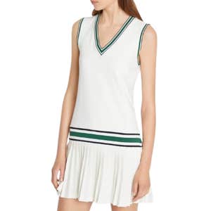 Tory Sport Performance V-Neck Tennis Dress