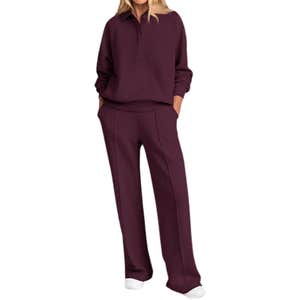 amazon, PRETTYGARDEN Fall 2 Piece Sweatsuit Lounge Set