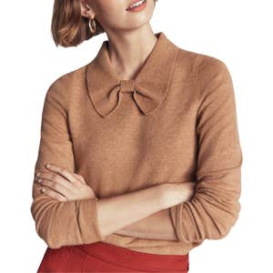 boden, Boden Bow Neck Knitted Sweater