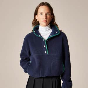 J.Crew Warm-up fleece pullover