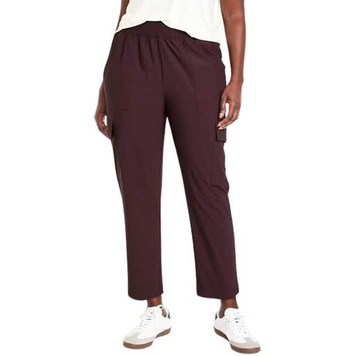 old navy, Old Navy High-Waisted SleekTech Cargo Ankle Pants