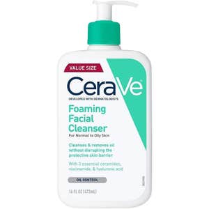 amazon, CeraVe Foaming Facial Cleanser