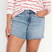 Boyfriend Denim Shorts