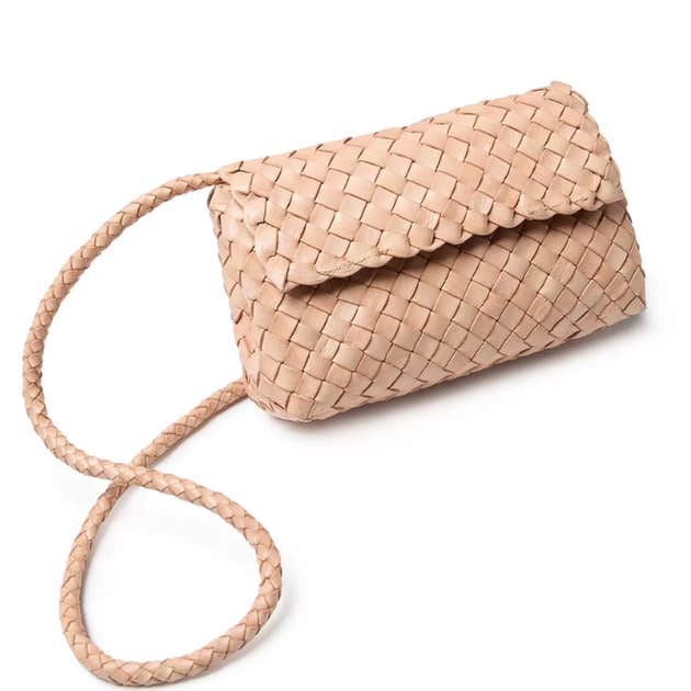 Bloomingdale's; Loeffler Randall Vinnie Mini Woven Leather Crossbody
