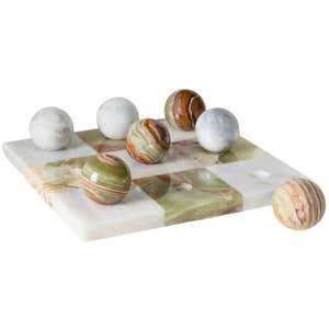 anthropologie, AnthroHome Marble Tic Tac Toe Board Game