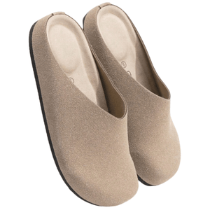 Women's Slip On Suede Clogs Comfortable Cork Footbed Mules