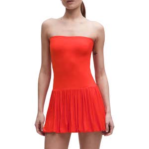 lululemon, lululemon 2-in-1 Bubble-Hem Mini Dress