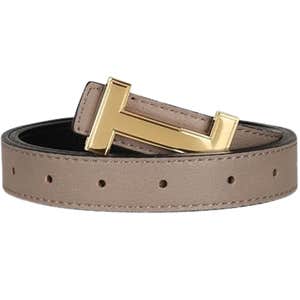 amazon, Relang Women's Belt with Gold Buckle