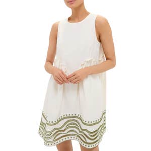 Tuckernuck Sage Wave Cotton Joyce Mini Dress