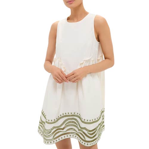 Tuckernuck Sage Wave Cotton Joyce Mini Dress