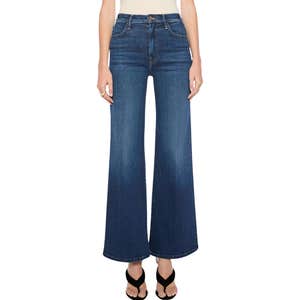 nordstrom, MOTHER The Hustler Roller Sneak High Waist Wide Leg Jeans