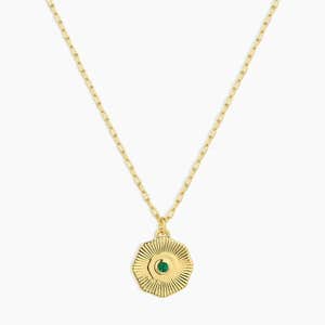 Birthstone Coin Necklace