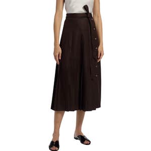 Loro Piana Yasmina Tied Midi-Skirt