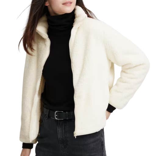 uniqlo, Uniqlo Fluffy Yarn Fleece Full-Zip Jacket