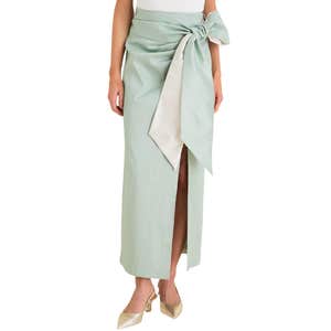 tuckernuck, Tuckernuck Taffeta Angelise Tie Skirt