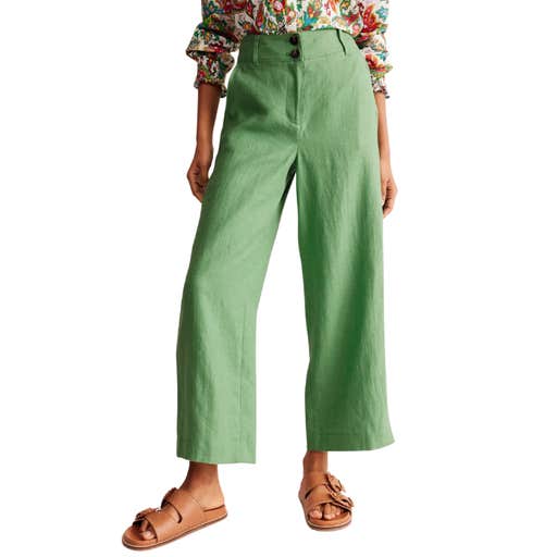 boden, Boden Westbourne Cropped Linen Pants
