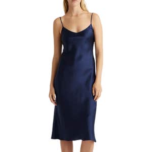Quince 100% Washable Silk Slip Dress