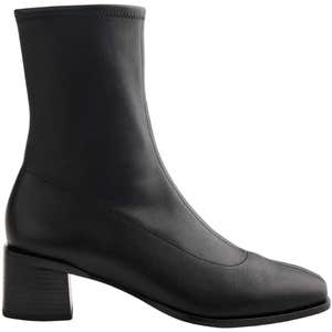 quince, Quince Italian Leather Stretch Sock Bootie