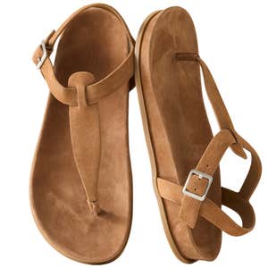haven well within, Haven Well Within Suede Thong Sandals