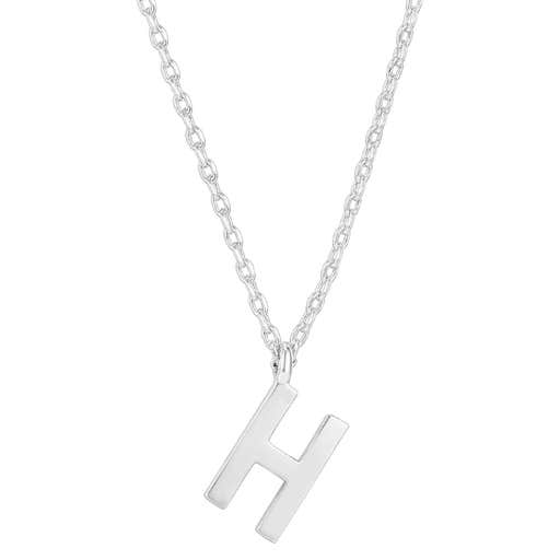 amazon, PAVOI 14K Gold Plated Initial Necklace