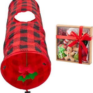 Frisco Holiday Tunnel & Cat Toy Variety Pack Gift Box