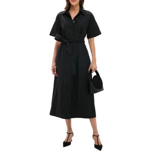 tuckernuck, Pomander Place Windowpane Seersucker Zacara Dress