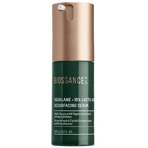 amazon, Biossance Squalane + Lactic Acid Resurfacing Night Serum