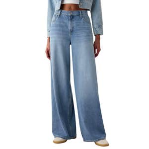 Gap Mid Rise UltraSoft Baggy Jeans