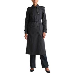 Quince; Comfort Stretch Long Trench Coat