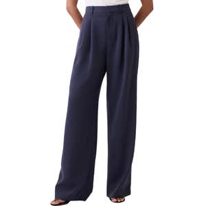 gap, Gap 365 High Rise Pleated Trousers