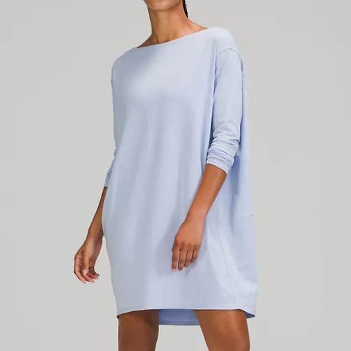 lululemon, Lululemon Back in Action Long Sleeve Dress