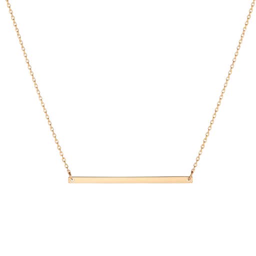 aurate, Aurate Gold Bar Necklace