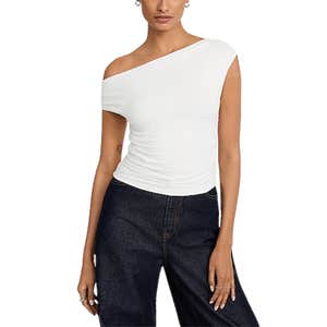 Off The Shoulder Ruched Top