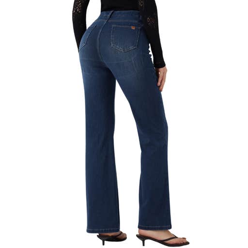 halara, Halara Flex High Waisted Tummy Control Butt Lifting Denim Casual Bootcut Leggings with Pockets