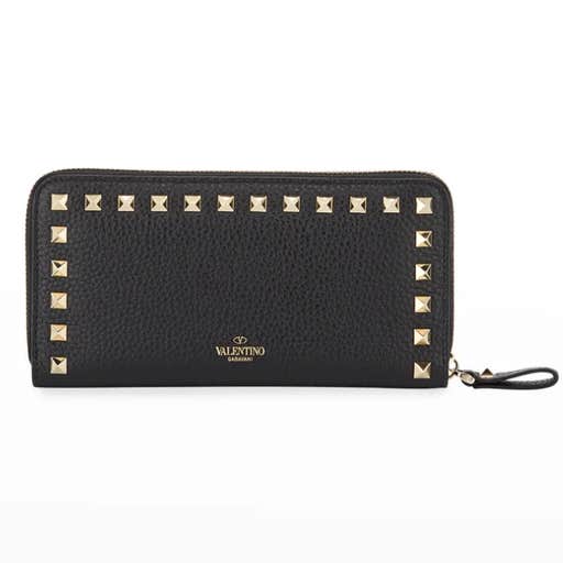 neimanmarcus, Valentino Garavani Rockstud Continental Leather Wallet