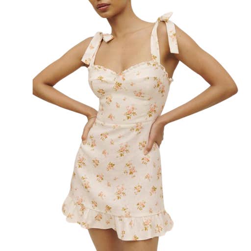 reformation, Reformation Desiree Linen Dress
