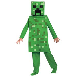 HalloweenCostumes.com Minecraft Creeper Jumpsuit Costume