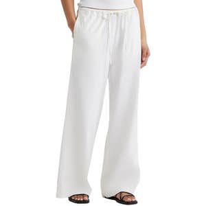 nordstrom, Open Edit Linen Blend Wide Leg Pants