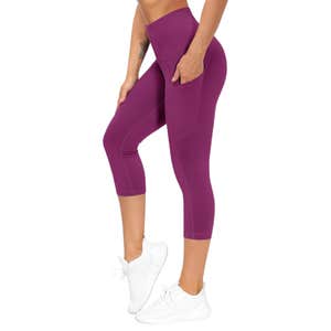 amazon, The Gym People Thick High Waist Capri Leggings