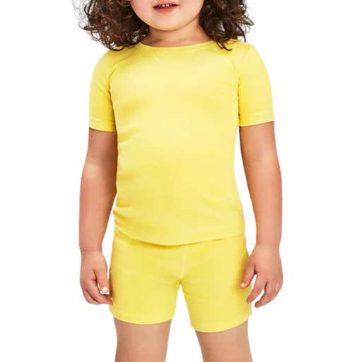 primary, Primary Organic Short Sleeve PJ Top and Short