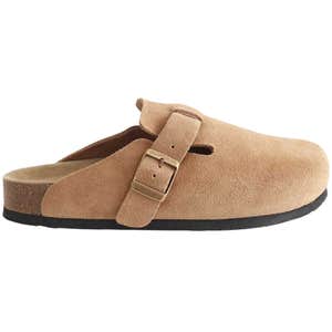 quince, Quince Water Repellent Suede Clog Mule