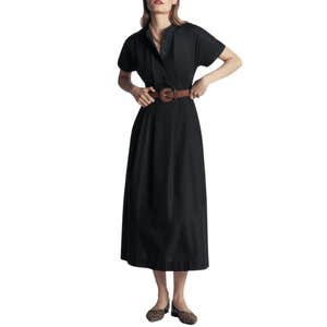 Boden; Grown On Sleeve Midi Dress