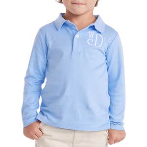 Little English Long Sleeve Polo