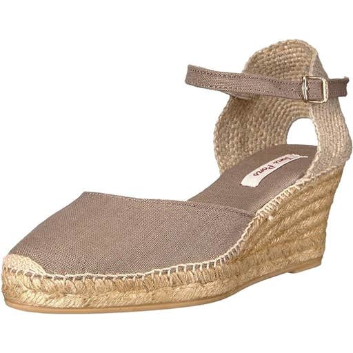 amazon, Toni Pons Caldes Linen Wedge Sandal