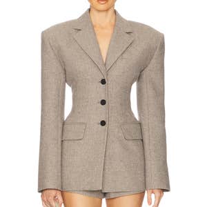 Helsa The Tweed S Curve Blazer