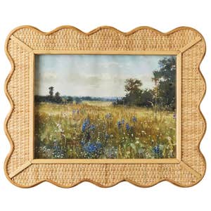 anthropologie, Anthropologie Bamboo Scallop Frame