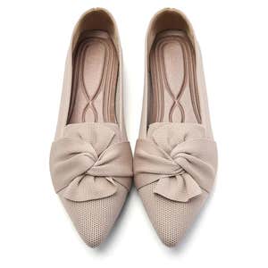 Amazon; HIULYCENCE Pointed Toe Ballet Flats