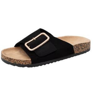 Alpine Swiss Heidi Slide Sandals