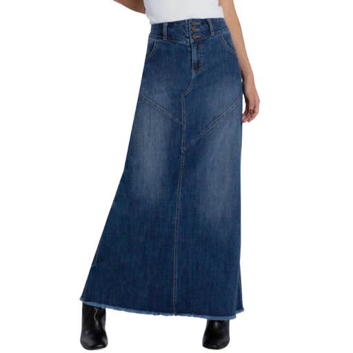 nordstrom, Wash Lab Denim Pieced Denim Maxi Skirt